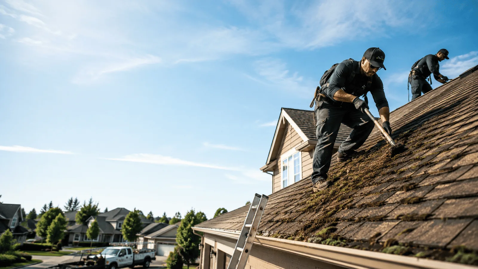 Roof Moss Removal in Piney Woods, MS near me